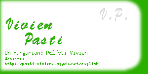 vivien pasti business card